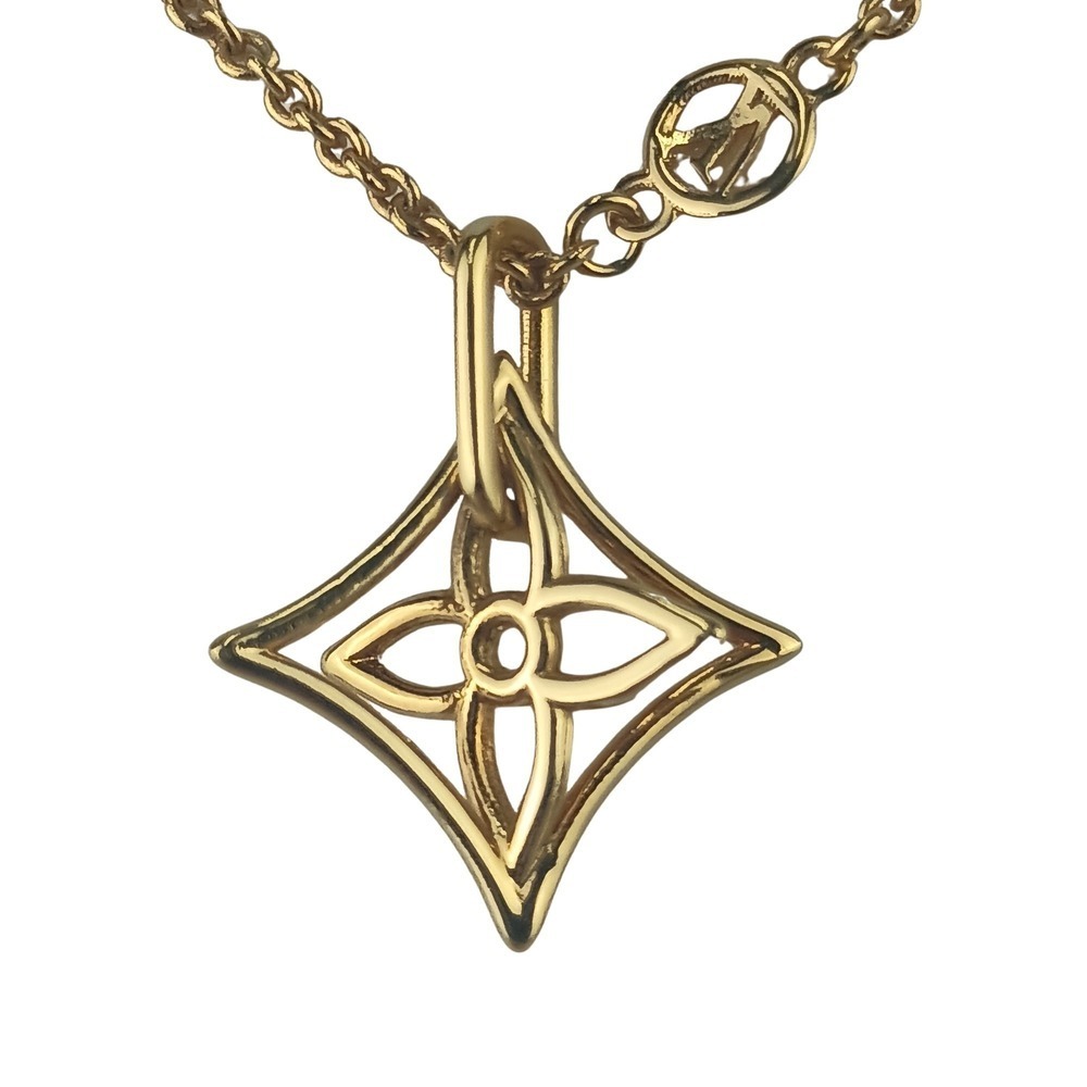 LOUIS VUITTON Gold Necklace - Picture 4 of 8